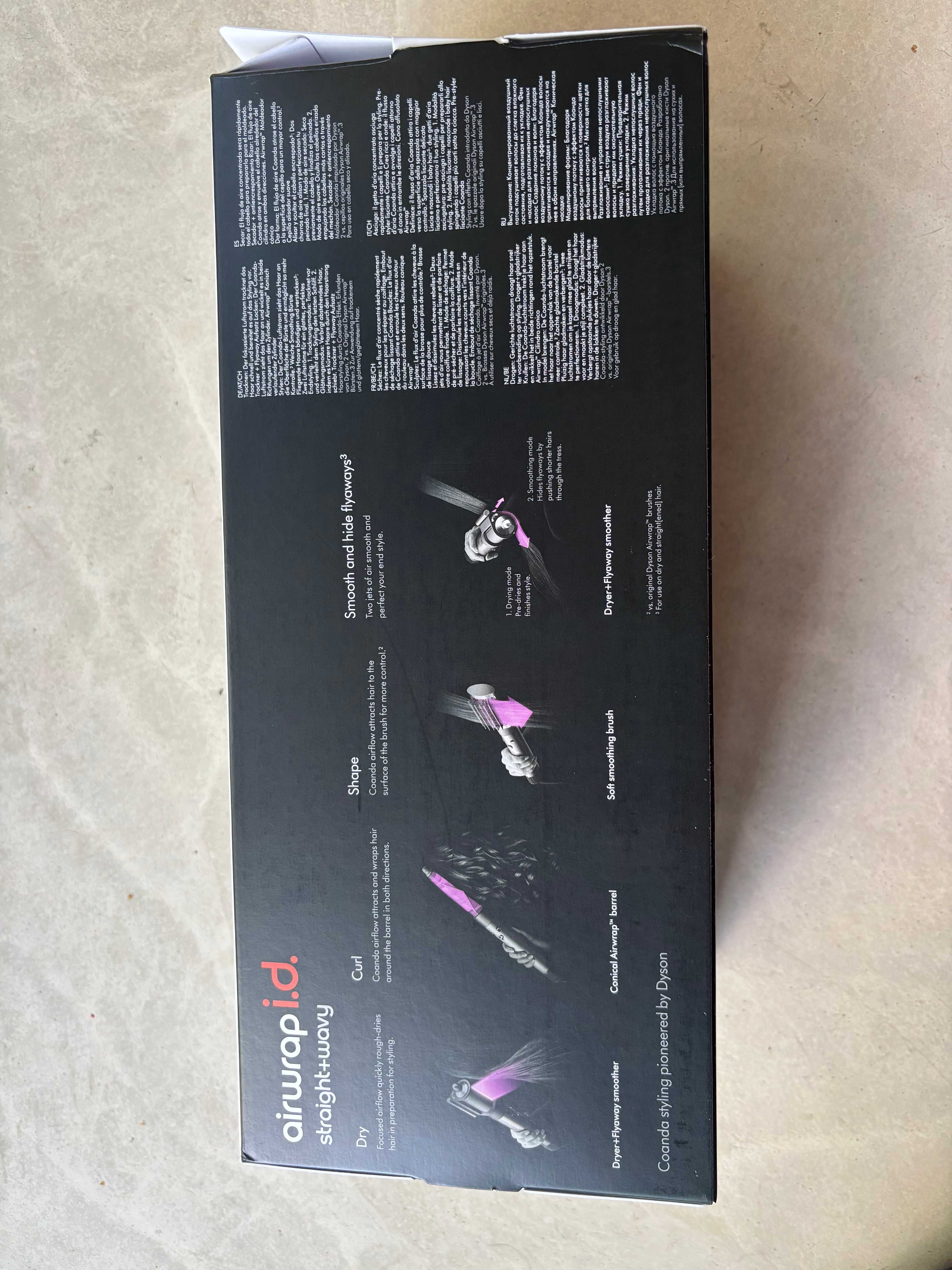 Oryginał kufer etuipodróżne Dyson Airwrap i.d.+6 końcówek BEZ suszarki