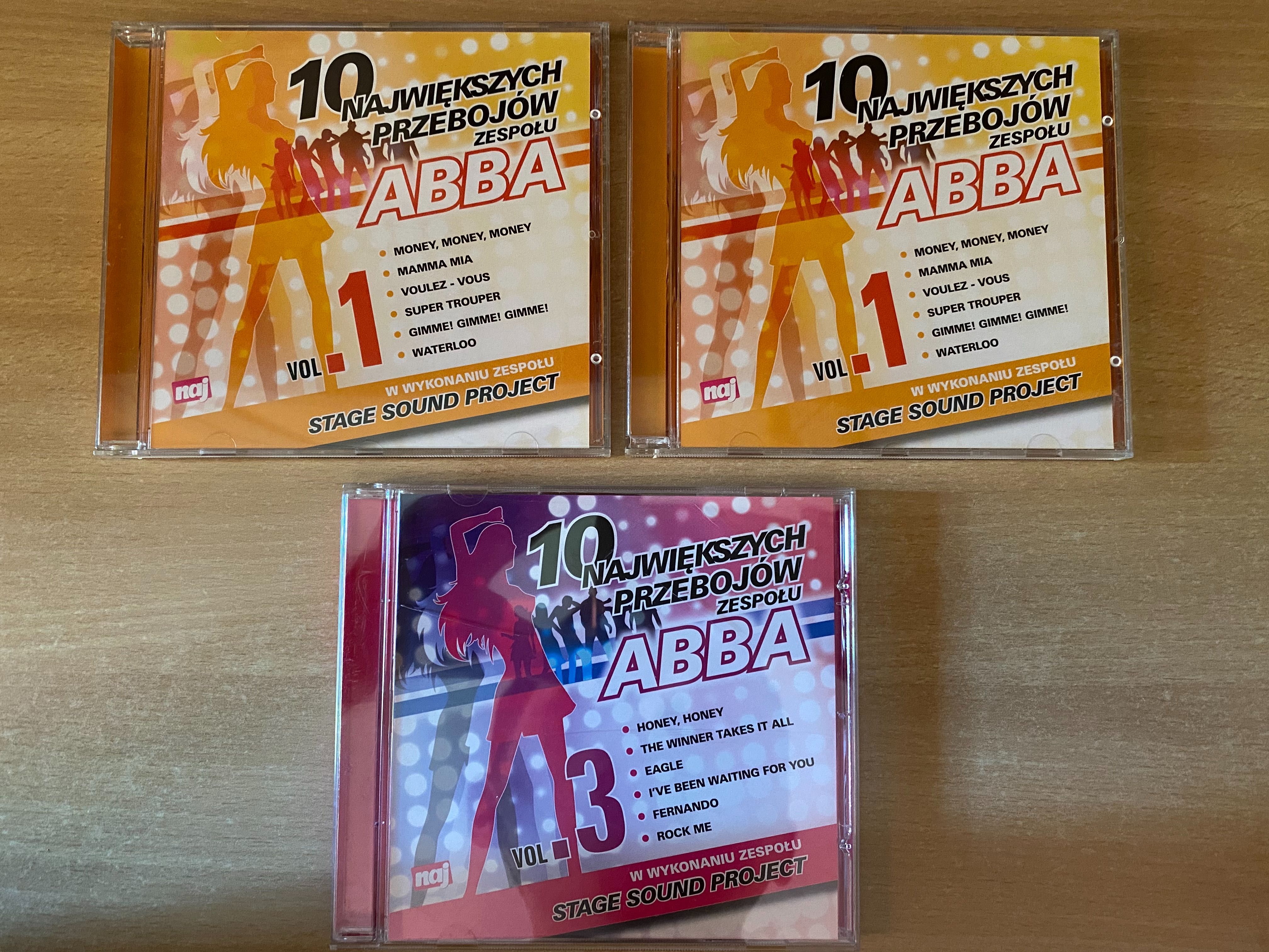 ABBA 10 największych przebojów vol. 1 vol. 3 kolekcja gazety NAJ
