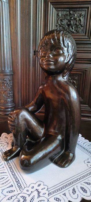 Duża figura z ceramiki