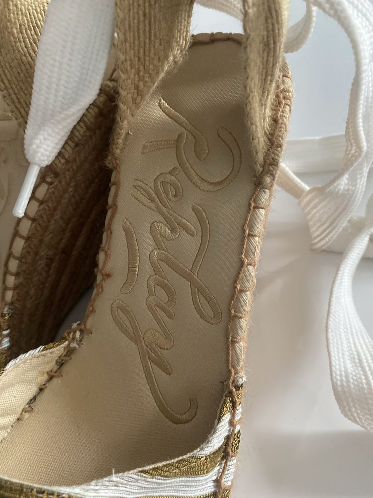 Espadryle na koturni Replay