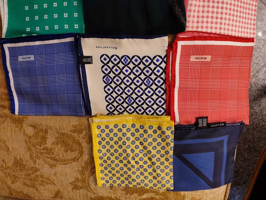 Lenços de lapela  bolso - oficina mustra