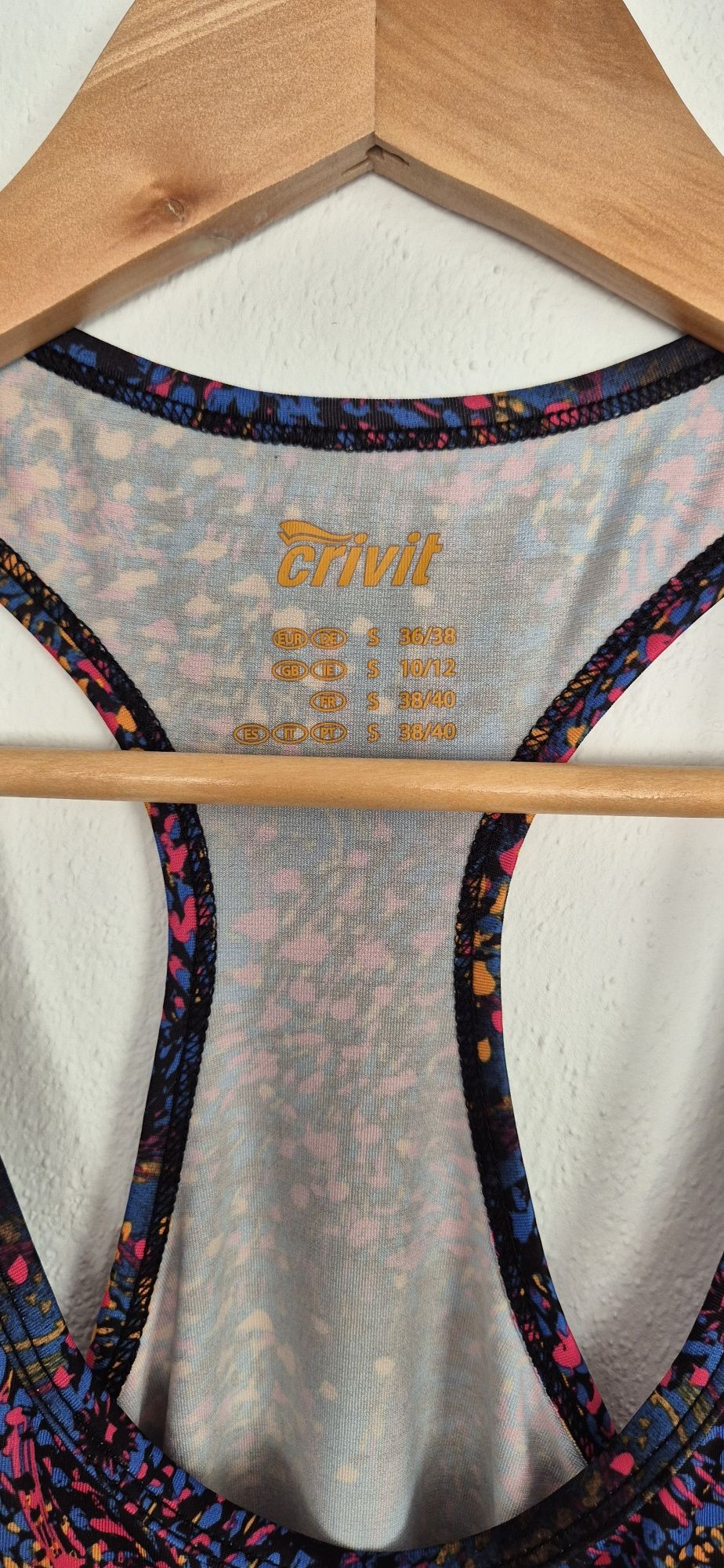 Sportowa koszulka top Crivit 36/38 S