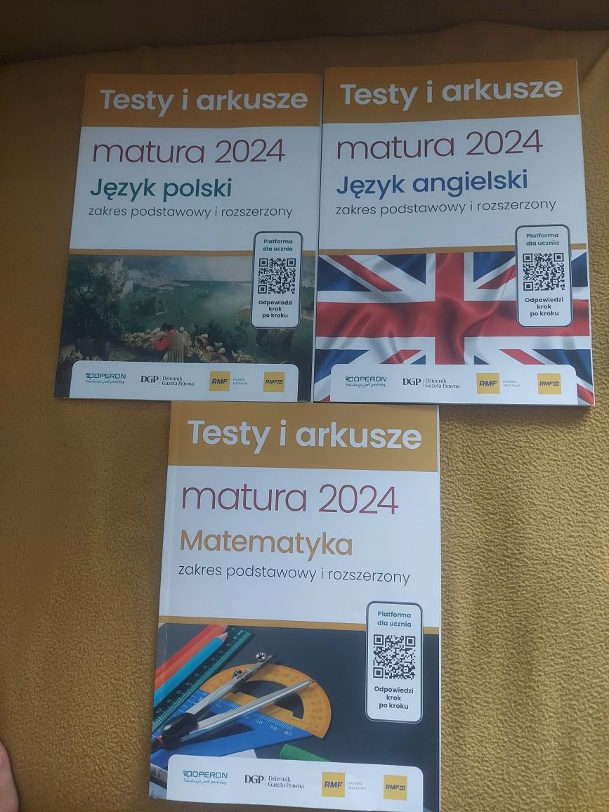 Testy i arkusze matura 2024