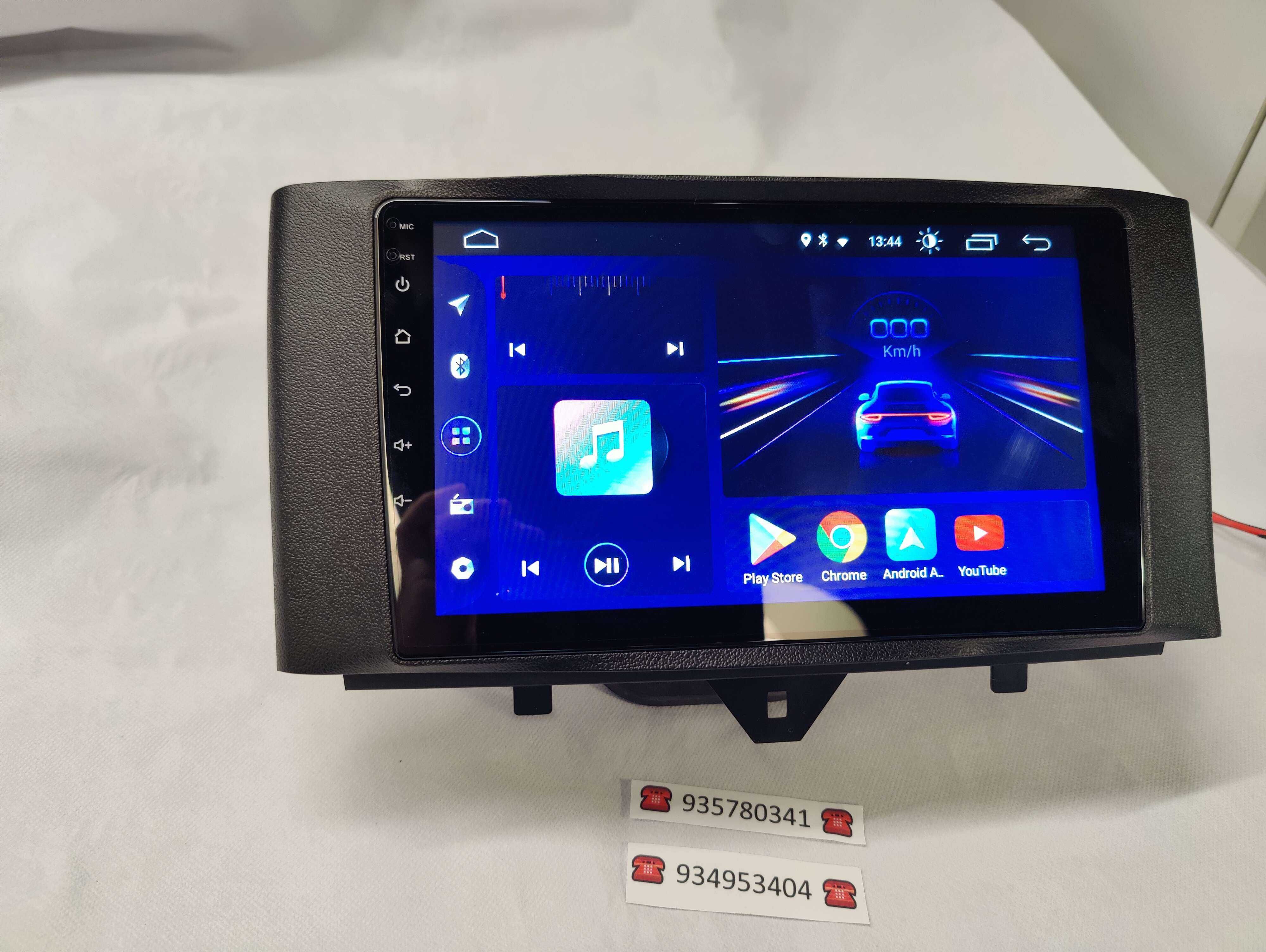 Rádio 2 DIN Android Smart Fortwo -Smart 2 •Wifi GPS BLUETOOTH + câmara