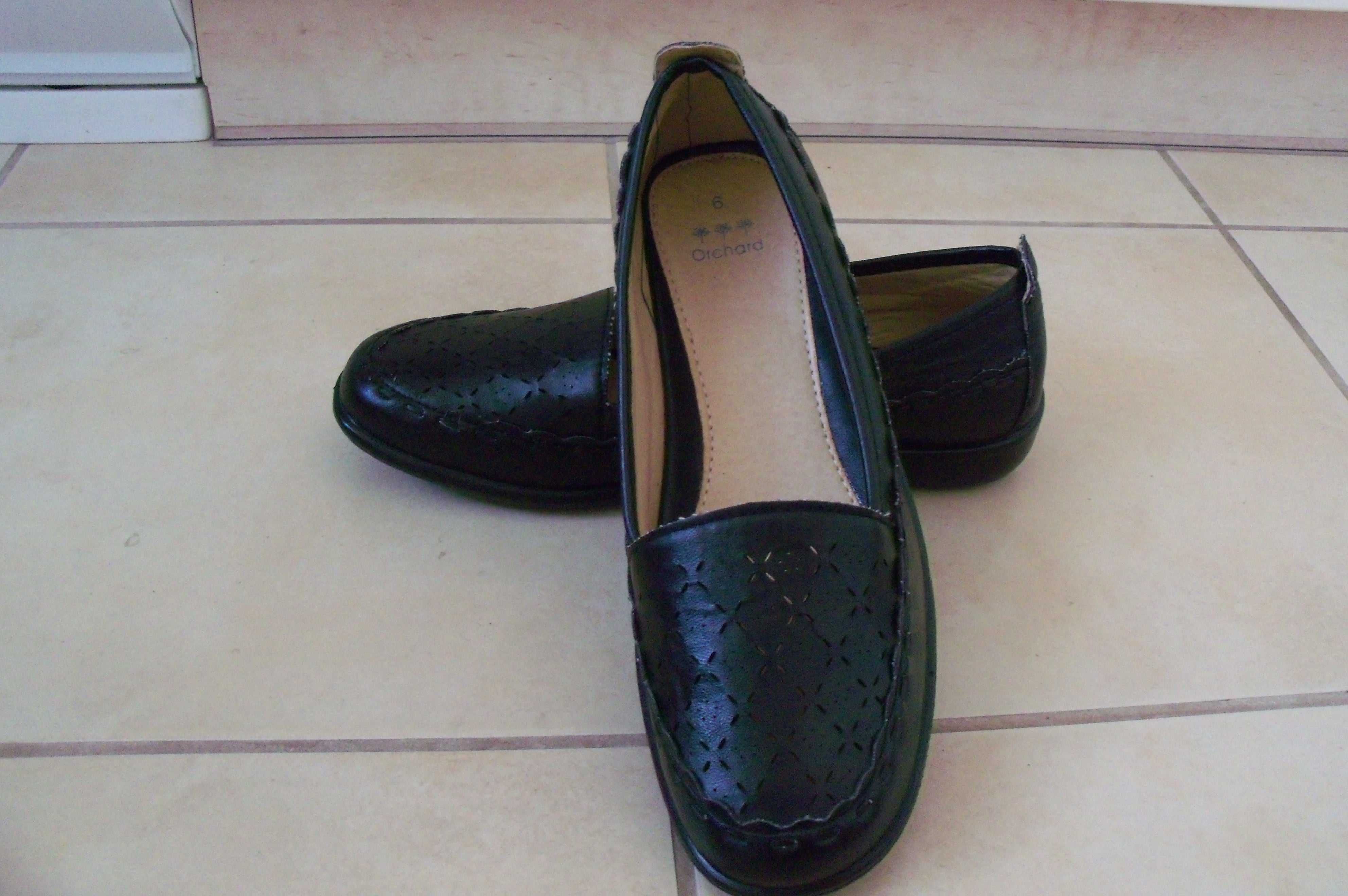NOWE eleganckie półbuty pantofle damskie ORCHARD rozm.39 dł.wew.25 cm