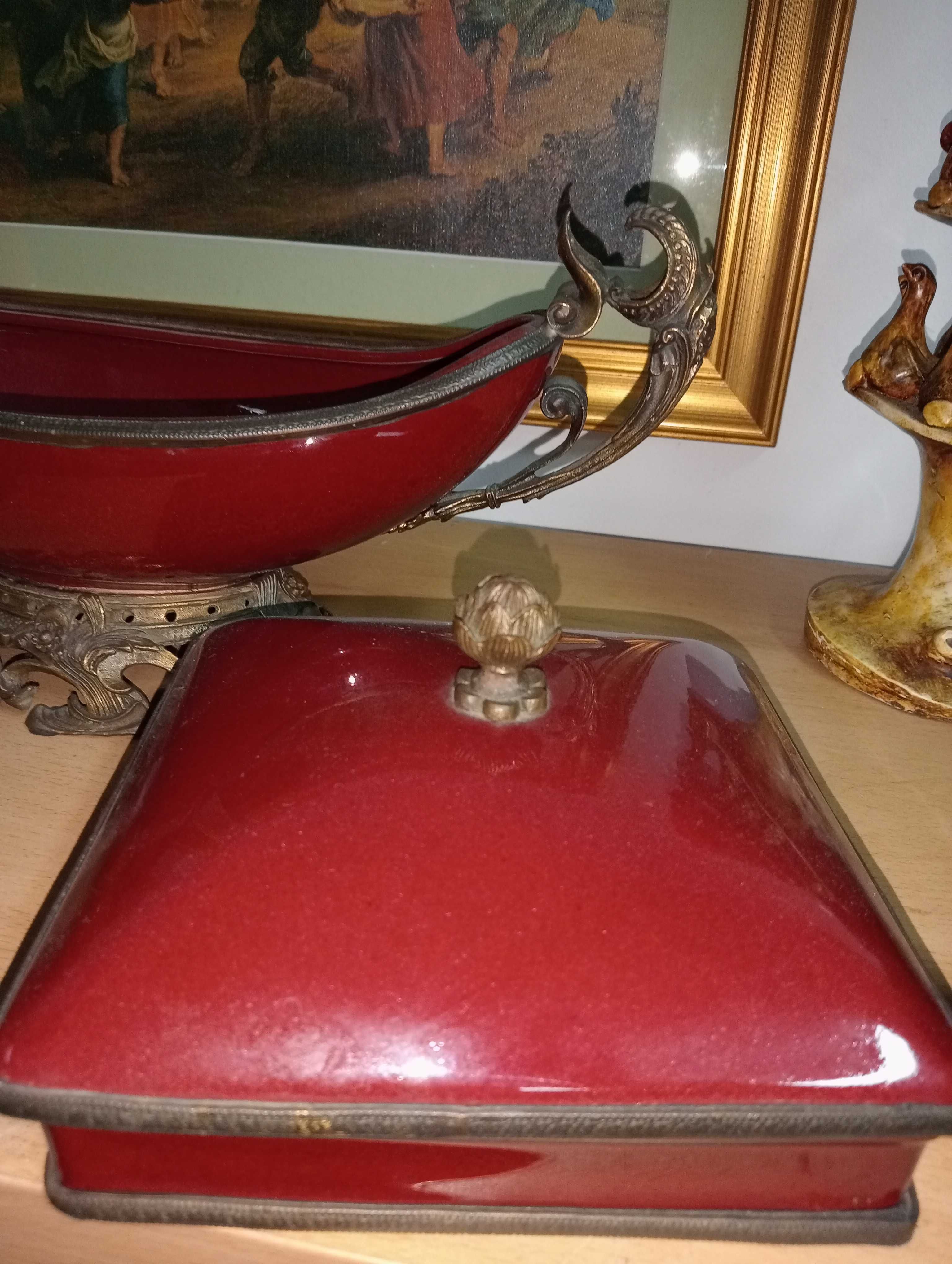 Conjunto sangue de boi