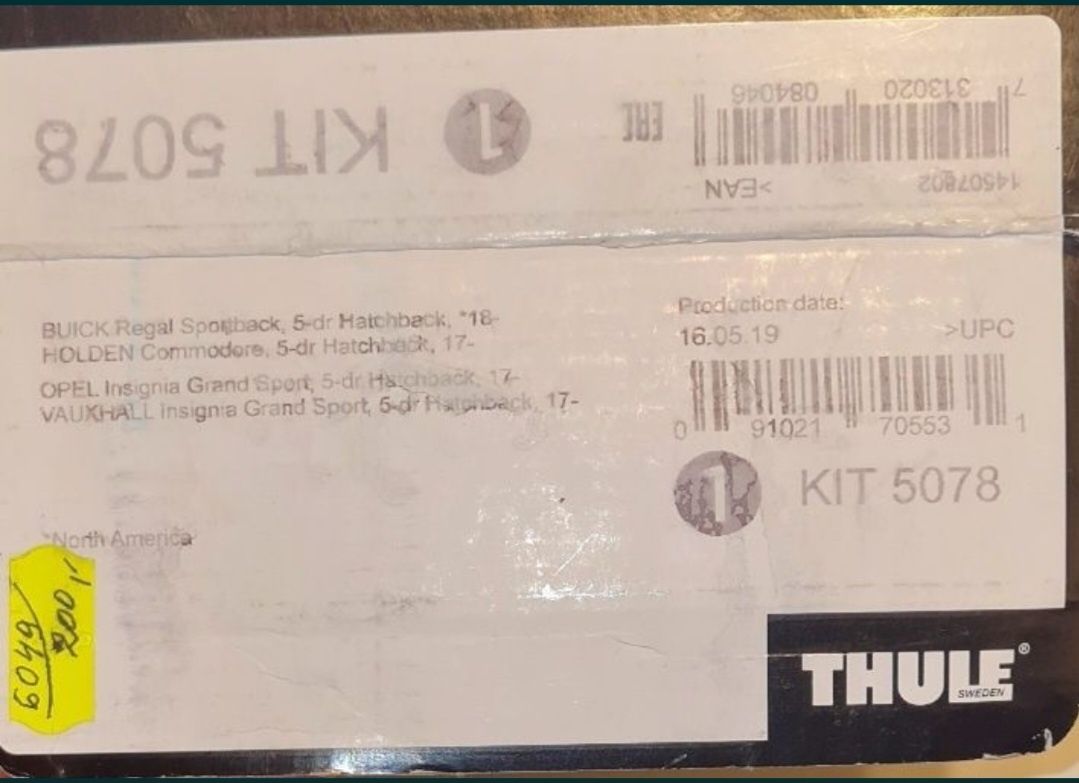 THULE kit 5078, 145078