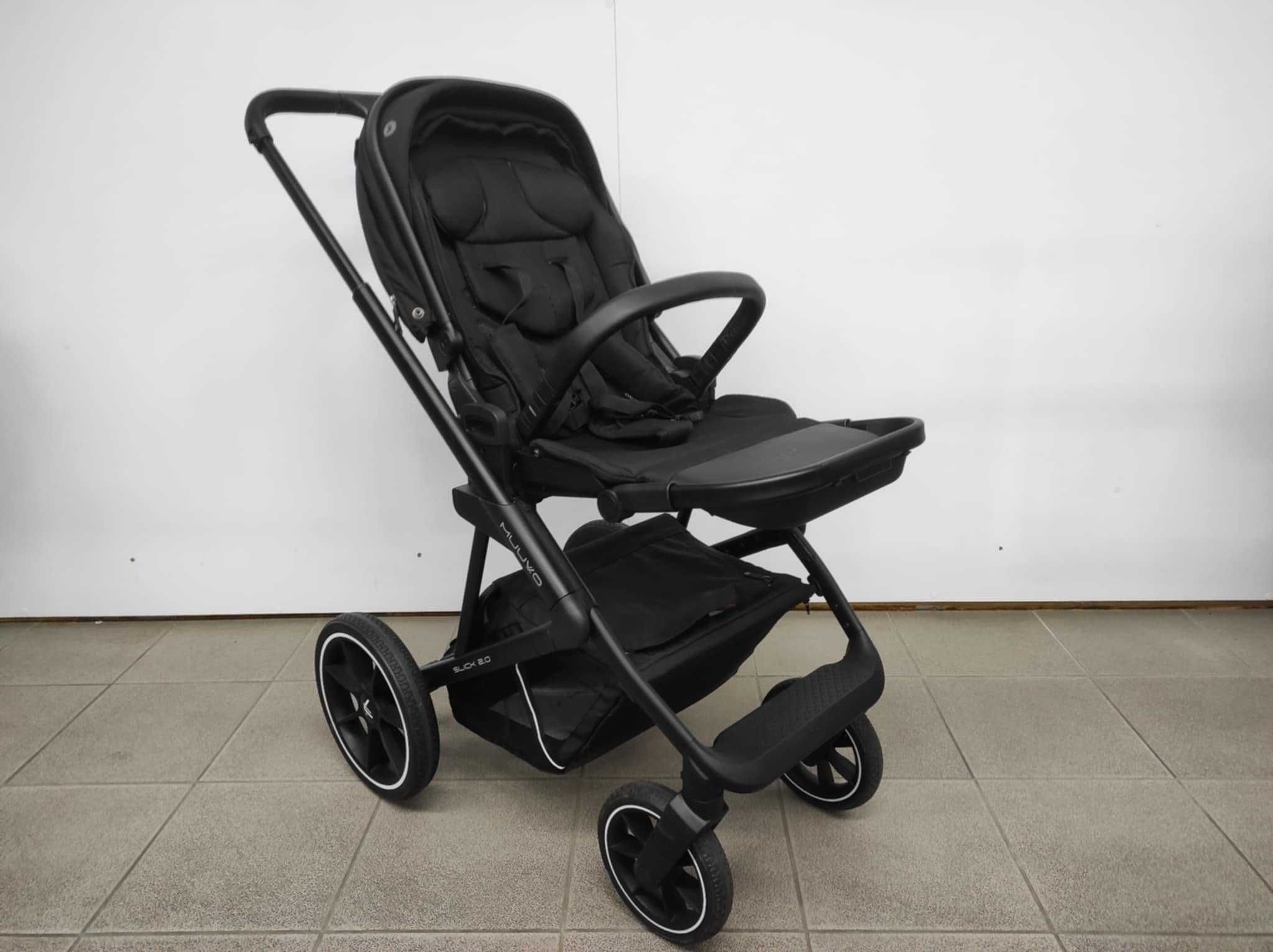 Wózek 2w1 Muuvo Slick 2.0 Classic Black Z EKSPOZYCJI!