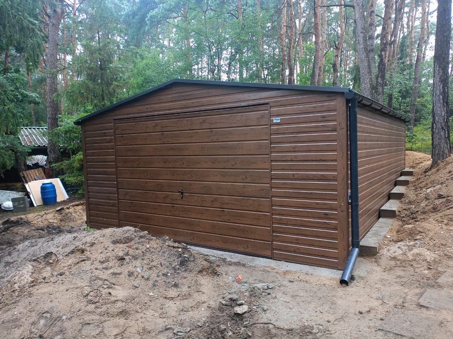 Premium Garaż Blaszany 4 x 6m przywóz i montaż Gratis