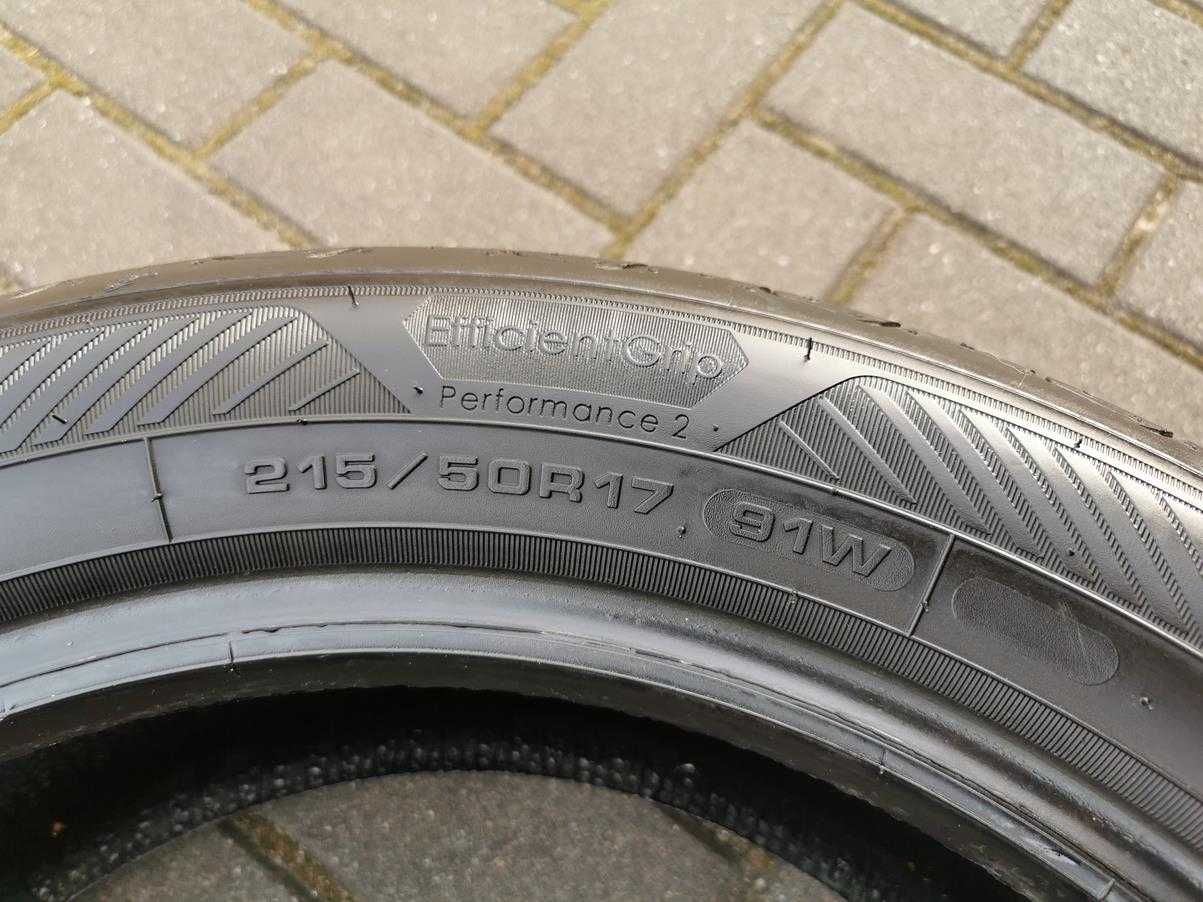 215/50 91W R17 GOODYEAR Efficientgrip 7.5mm 2021r Letnie Opony 2szt