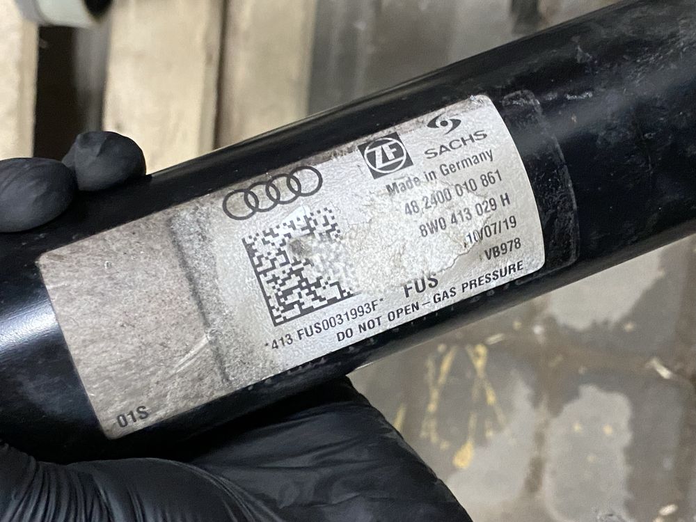 Audi s4 s5 a4 a5 b9 f5 8w амортизатор стійка магнітна magnetic ride