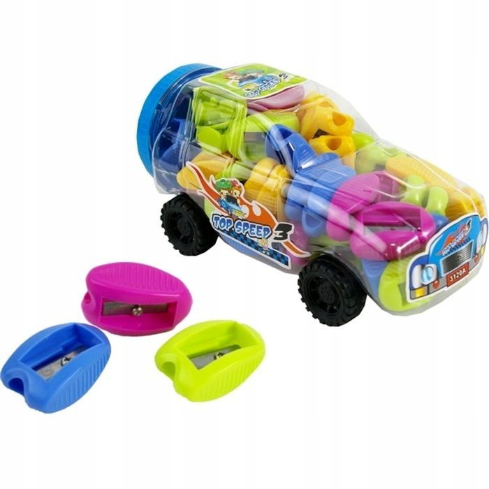 Zestaw temperówek M owalnych, 53 sztuki w mixie kolorów