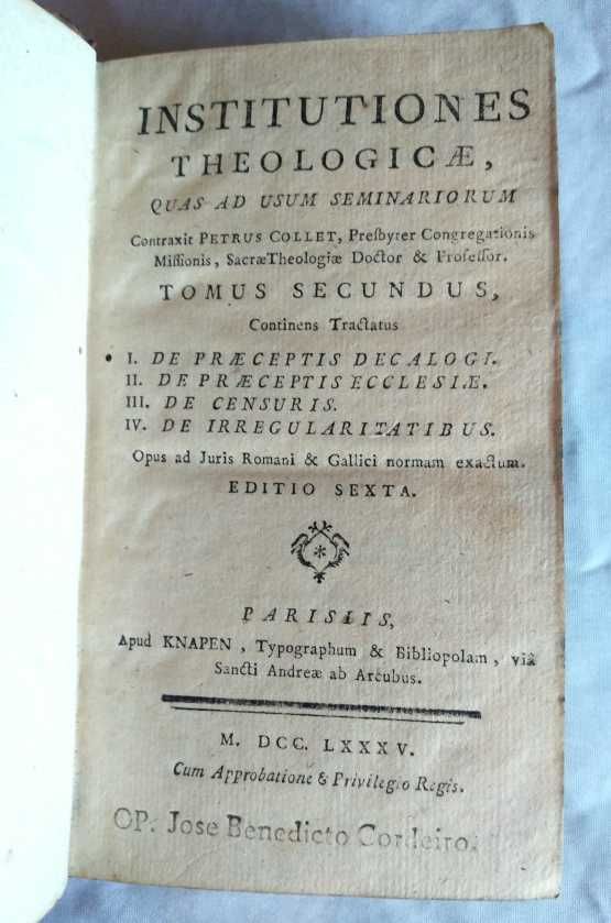 Institutiones Theologicæ - Quas Ad Usum Seminariorum - Tomo 2
