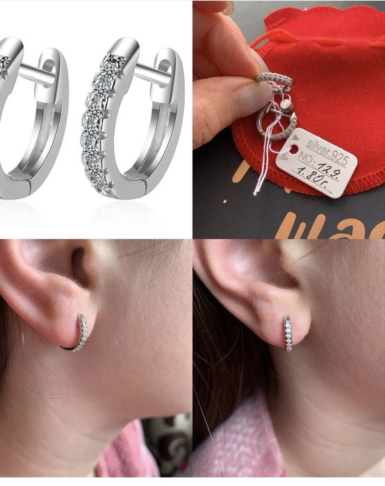 Срібні сережки  s925, багато моделей