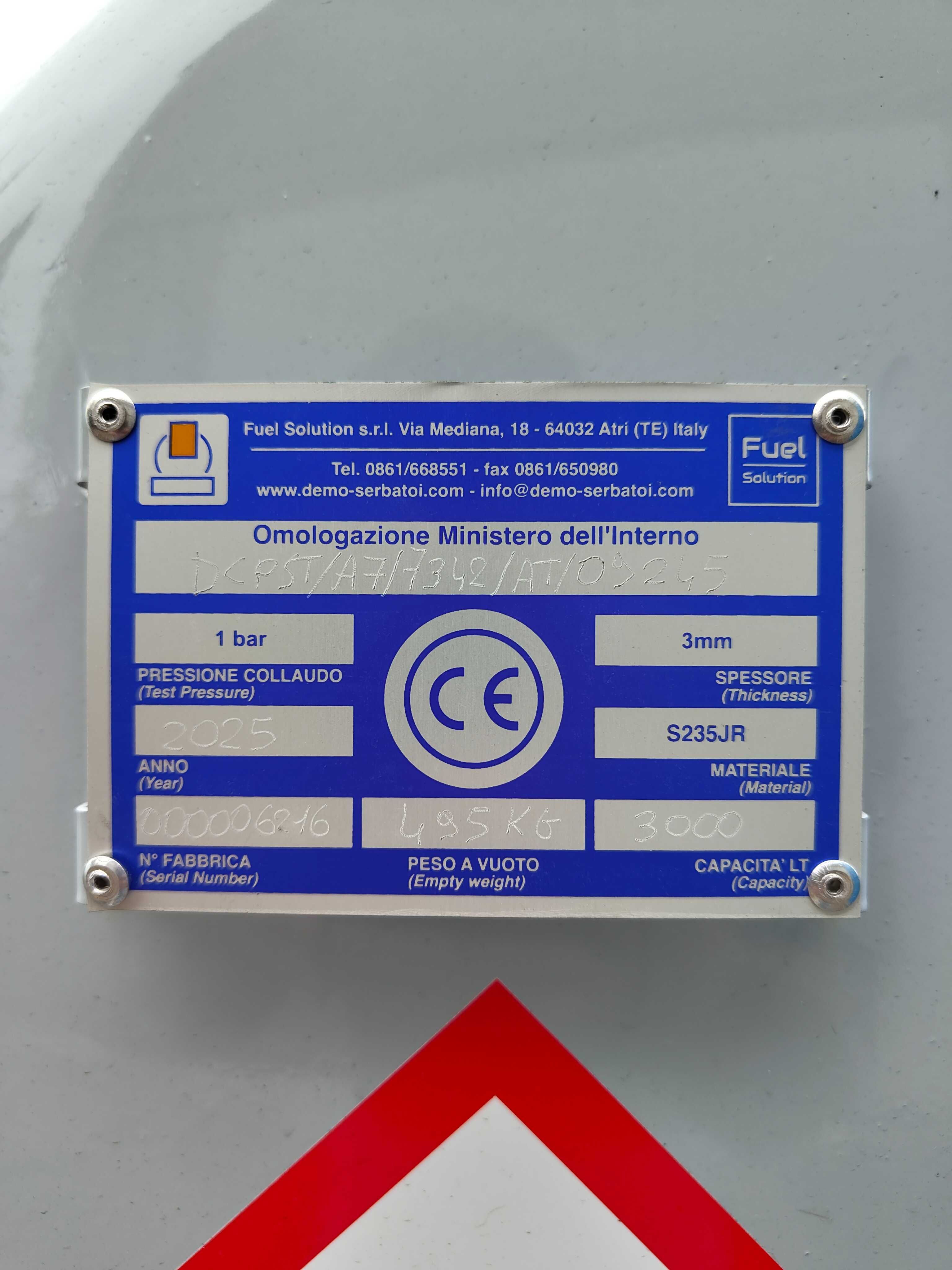 Tanque de Combustível
