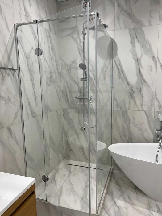 Душевая кабина из закаленного стекла