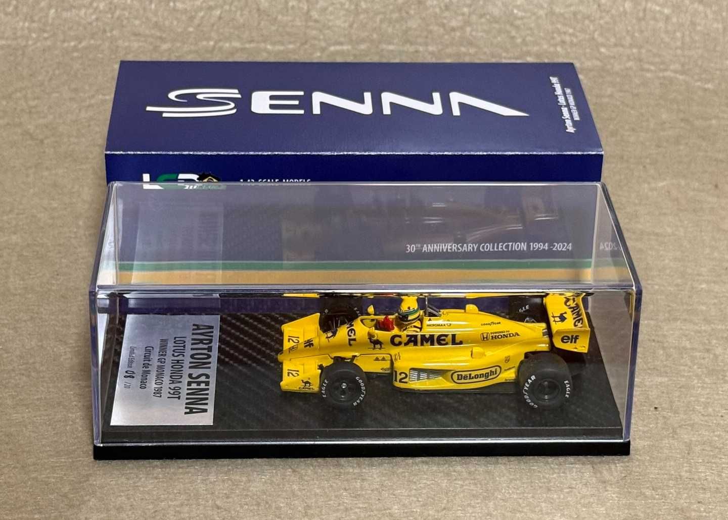 6 Miniaturas Ayrton Senna - McLaren Lotus, Williams - escala 1:43