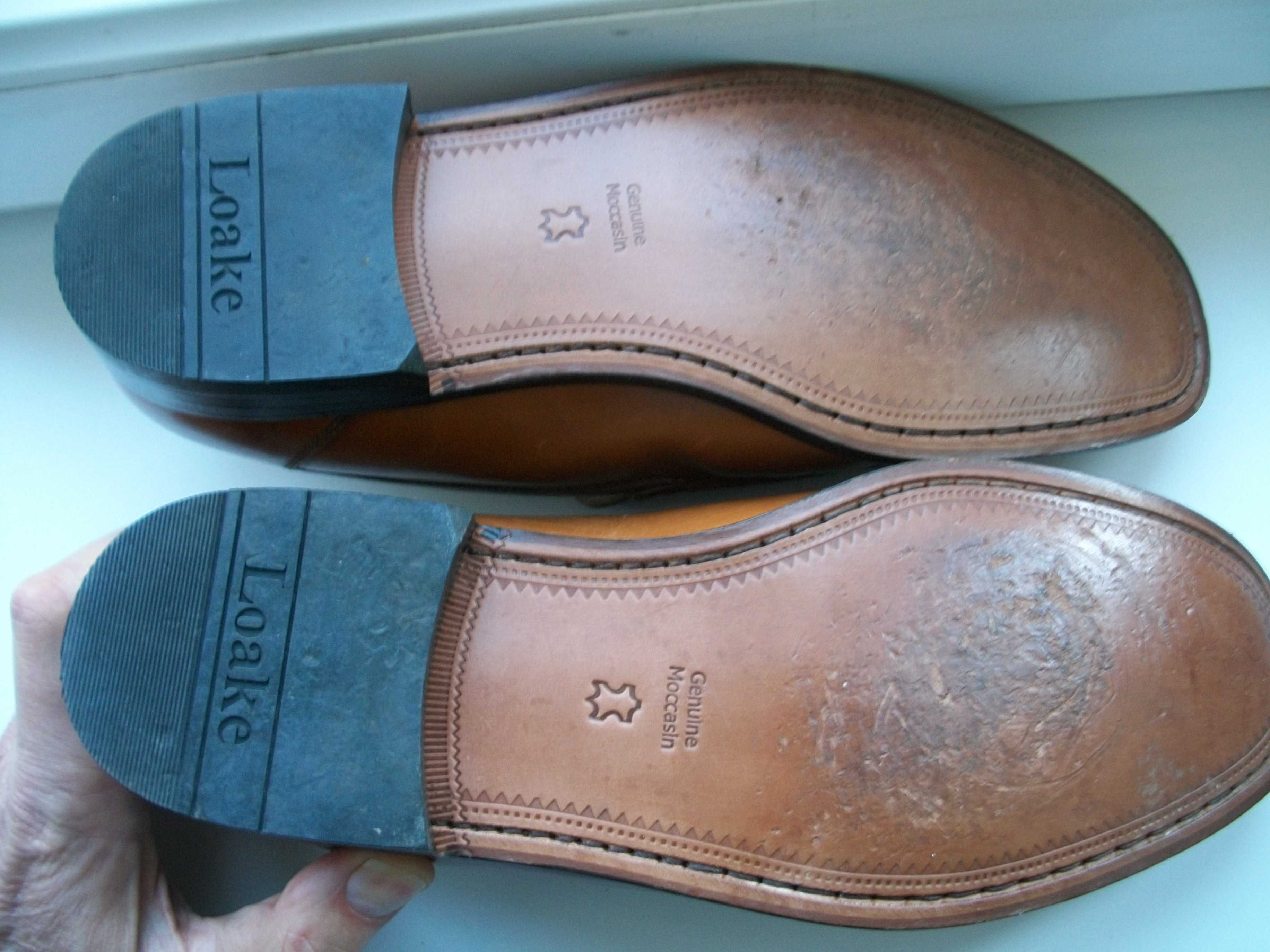 новые мокасины  Loake  43 р стелька 28 см Англия оригинал