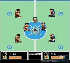Gra Ice Hockey Ike Ike! Nekketsu Hockey Bu Pegasus Najlepsza Gra NES