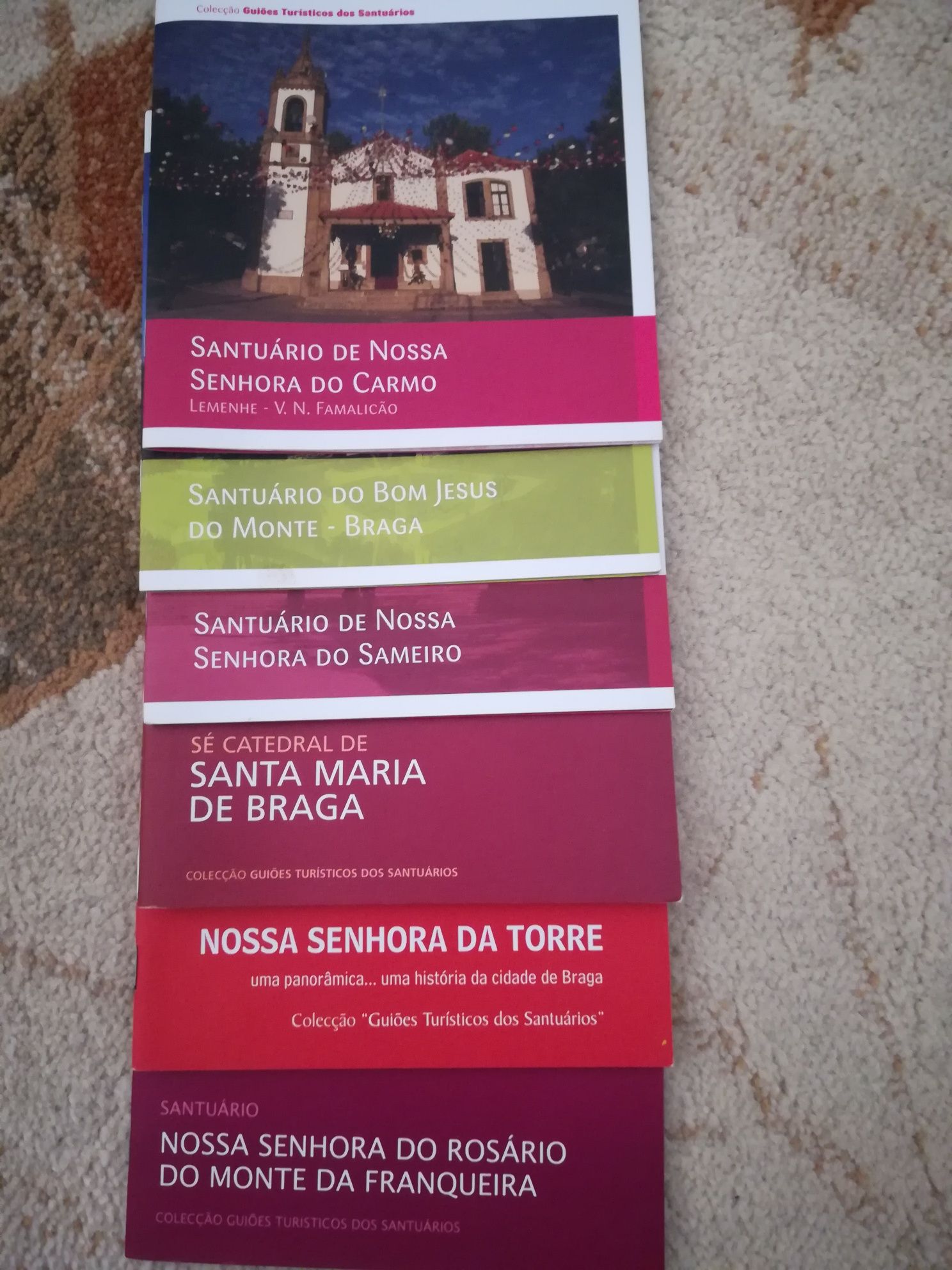 6 Livros roteiros e santuários