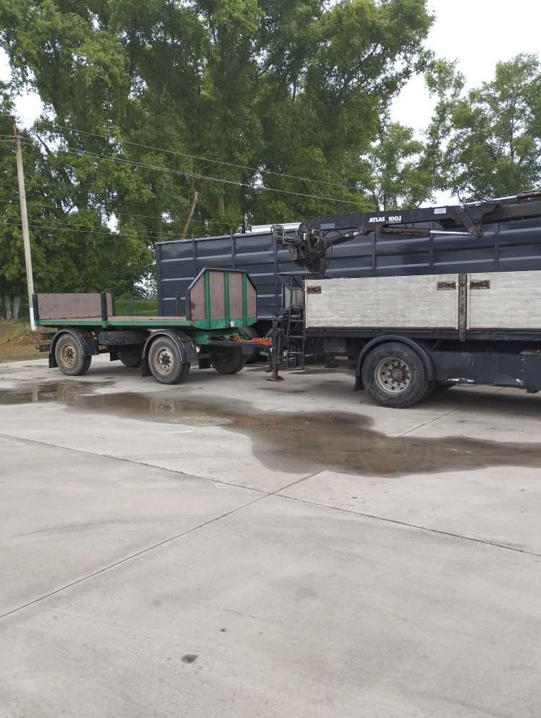 Кран маніпулятор scania з причепом в чудовому стані!