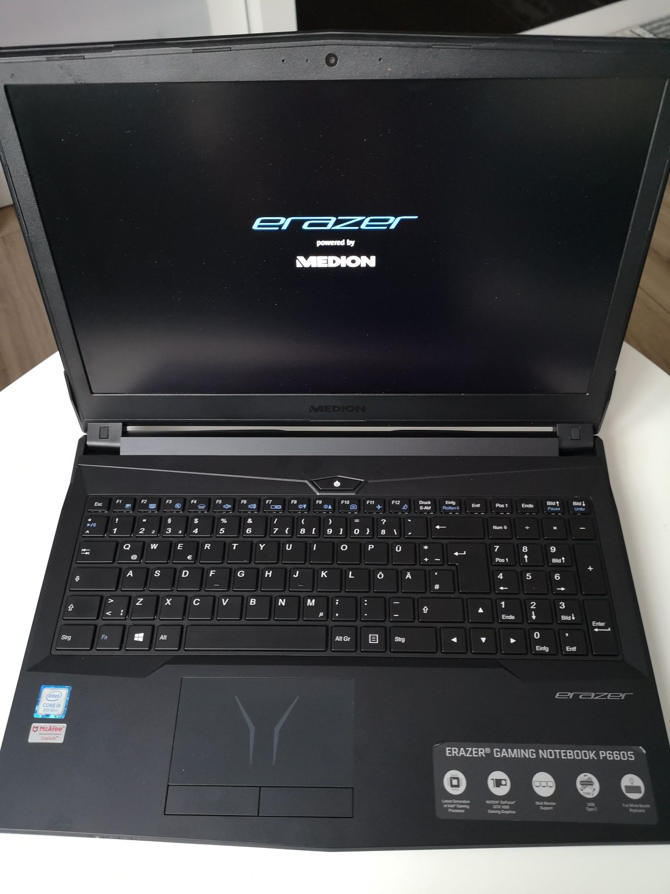 Laptop MEDION Erazer P6605 GTX1050