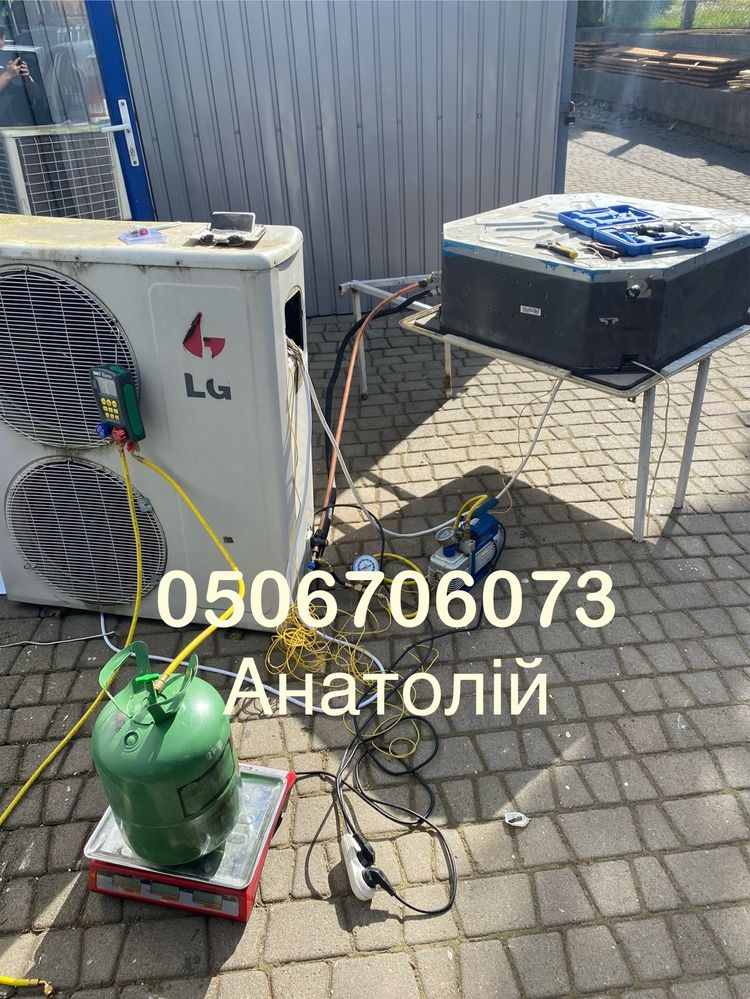 Установка кондиціонерів рекуператорів та ін.
