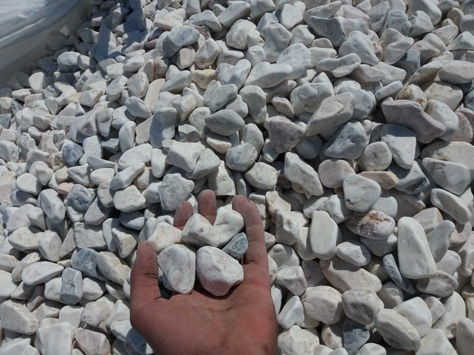 Otoczaki/żwiry Białe Czarne Ice Blue Polskie Naturalne  Tona z Dostawą