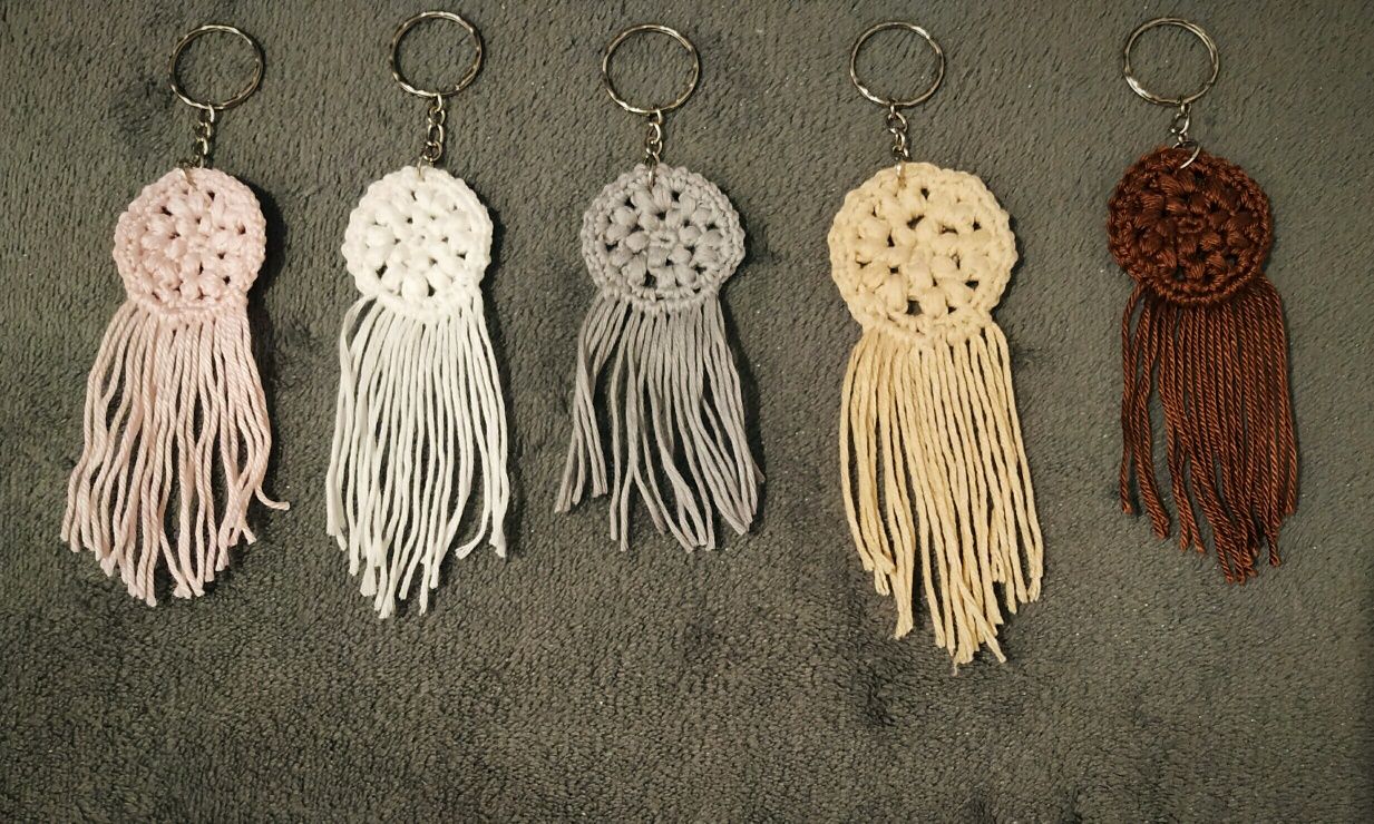 Breloczki BOHO mini łapacz snów
