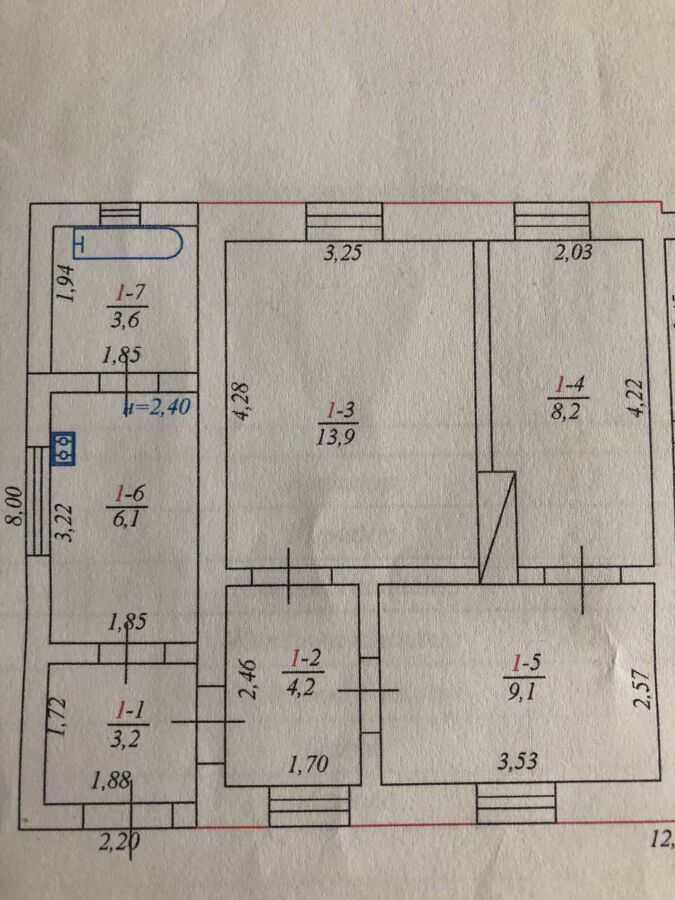 Продаж 1 поверхового будинку  Хмільник