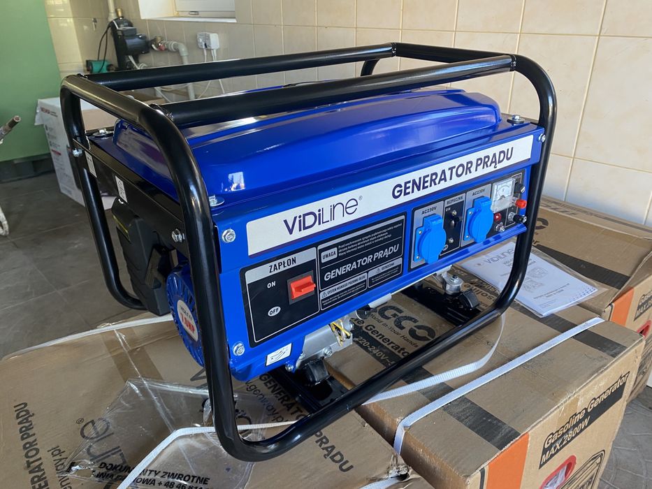 Генератор VIDiLINE 3квт бензиновий Польща