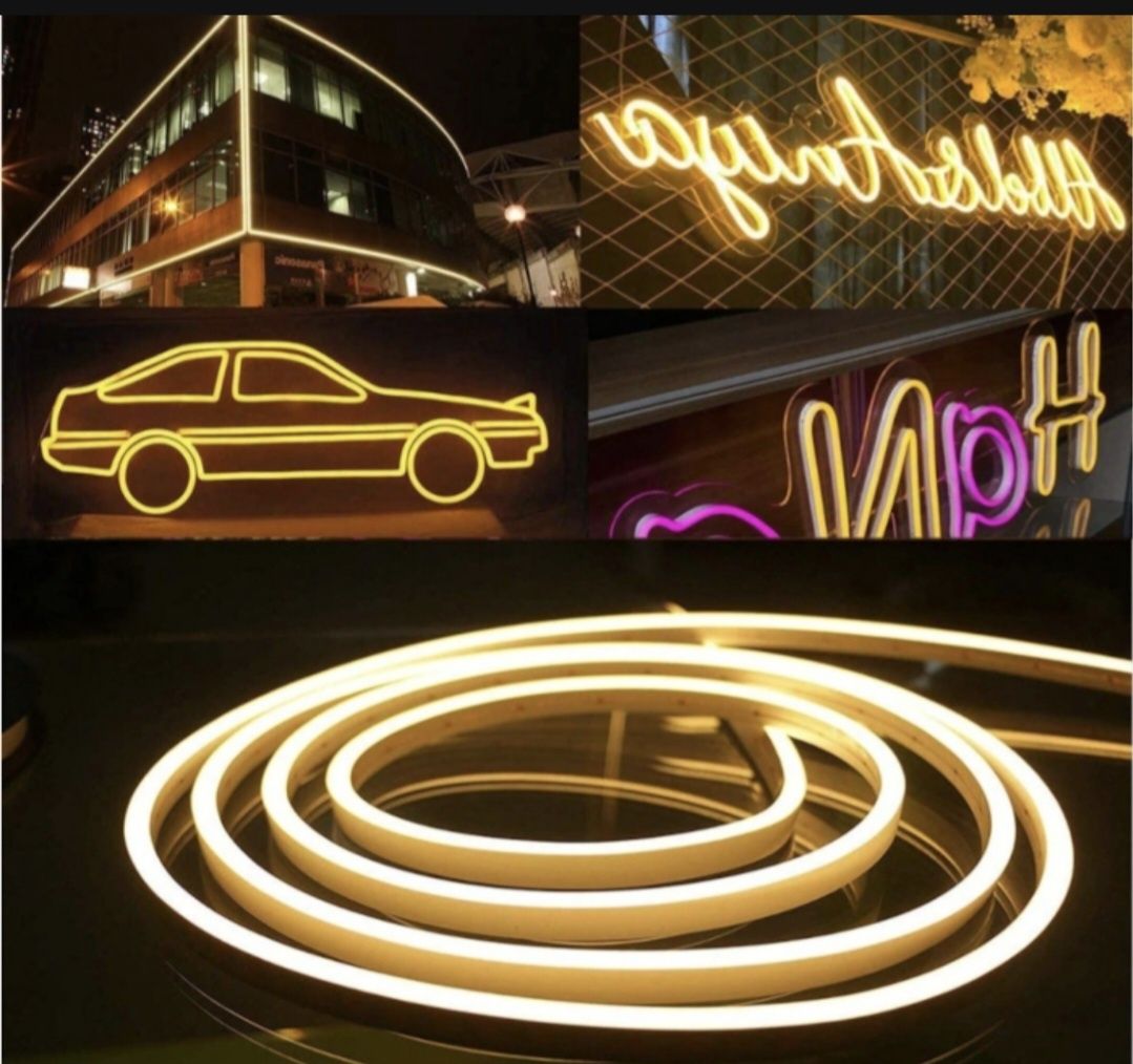Wąż neonowy led elastyczny neon Nowy 8m