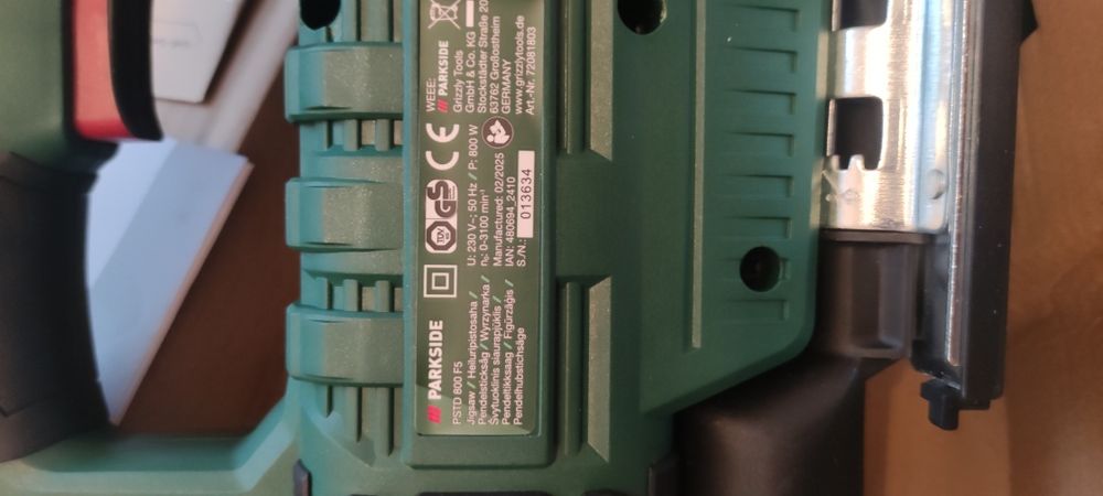 Електролобзик parkside