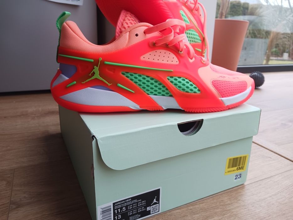 Nowe Nike Jordan HEIR Orange Pulse Rozmiar 45.5  wkładka 295mm