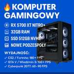 Mocny komputer do gier i pracy – Xeon 2680v4 / 32GB RAM / RX 5700 XT