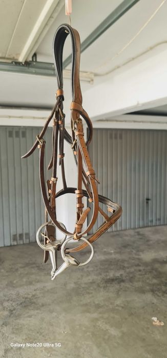 Freio ou arreio de cavalo 125mm completo "Praticamente sem uso"