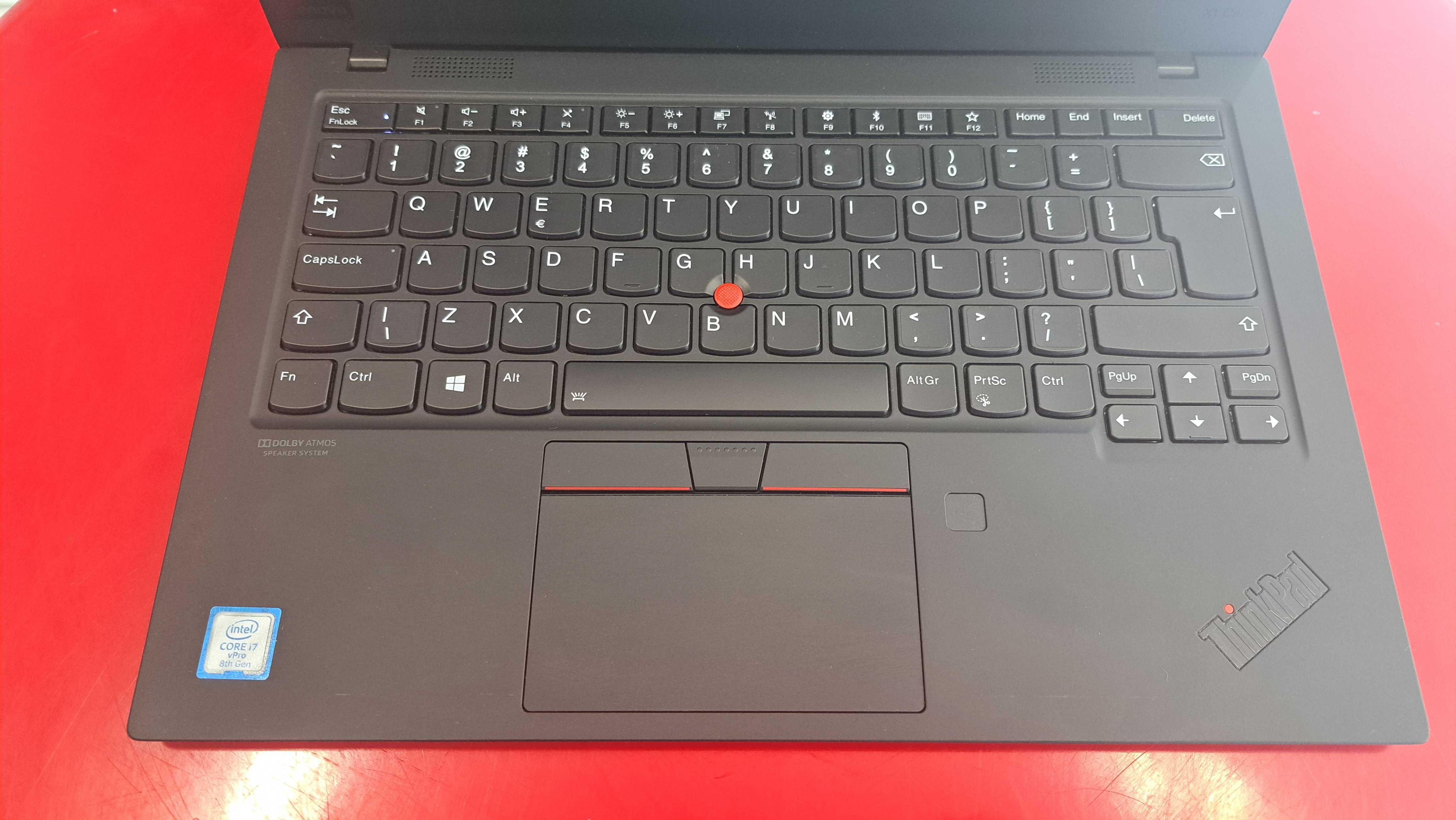 Lekki Lenovo X1 Carbon GEN 7 14" i7-8GEN 16GB/512SSD FullHD IPS FV23