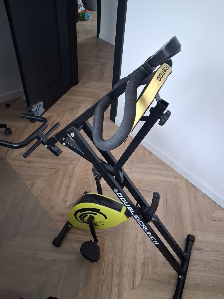 Rower stacjonarny treningowy trenażer double crunch