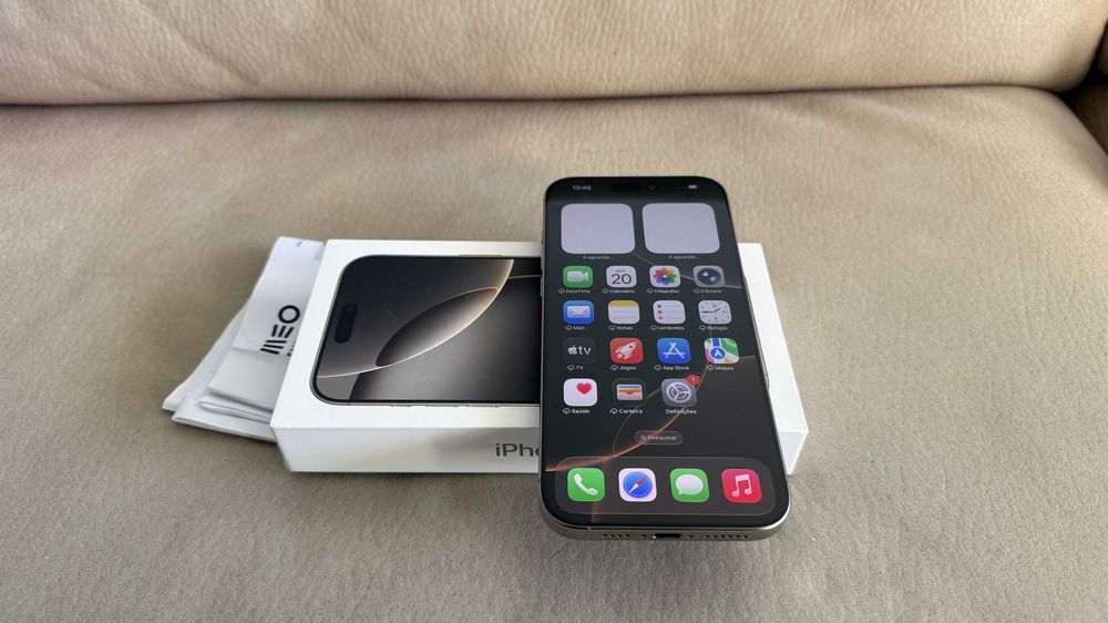 Vendo troco iPhone 16 Pro Max 256Gb Natural C/Fatura e Garantia Apple
