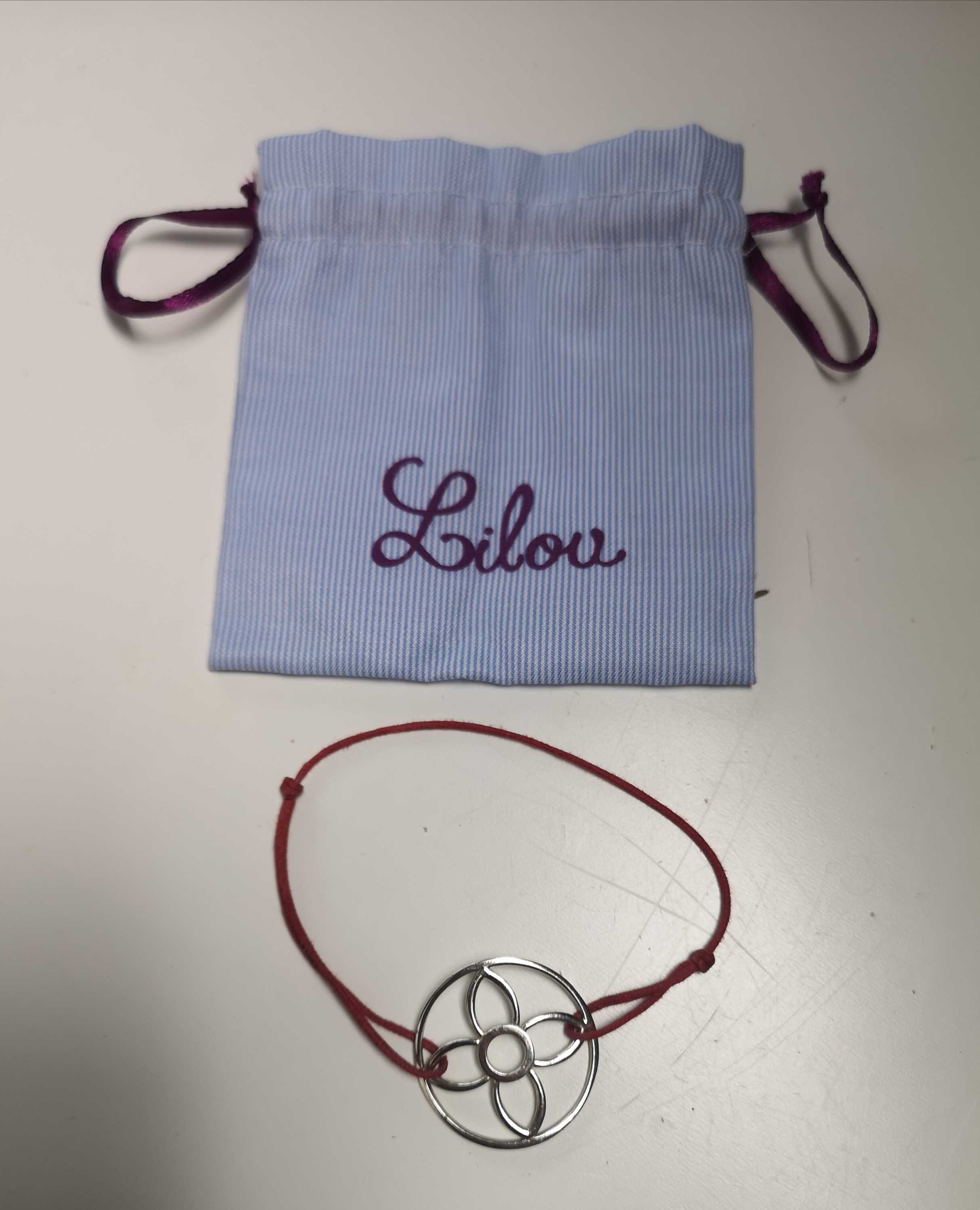 Extra bransoletka Lilou ażurowa lilijka lilia w kole regulowana