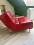 Fotel czerwony oddam