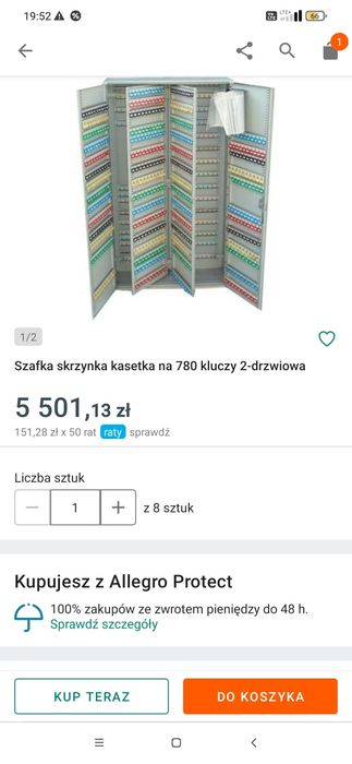 Szafka na klucze