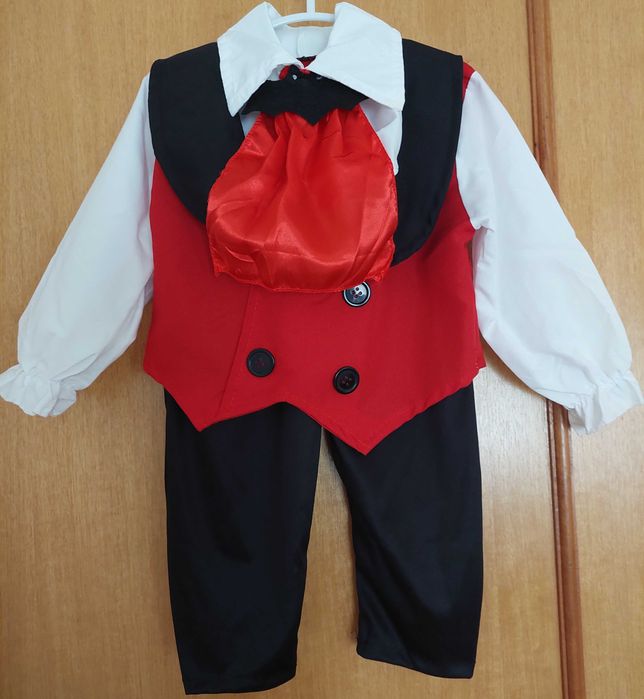 Fato halloween vampiro 0-6 meses