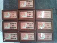 Quadros com nomes
