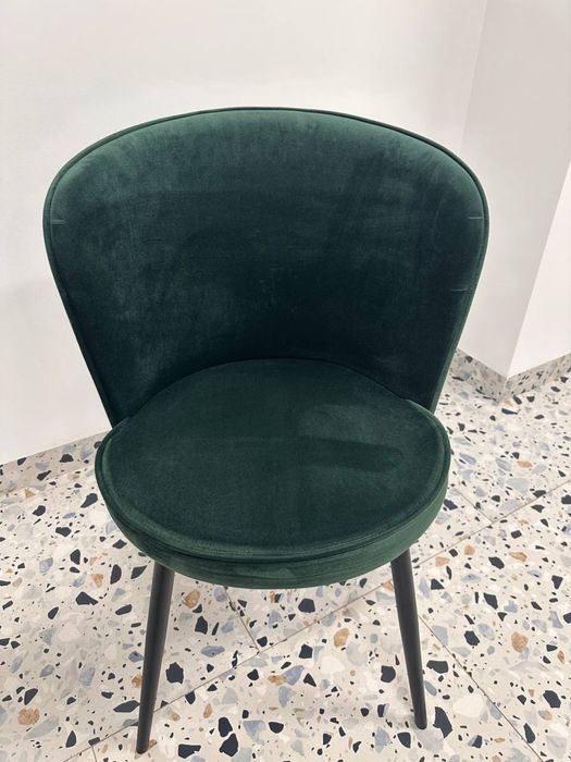Стілець обідній RISSKOV оксамит зелений