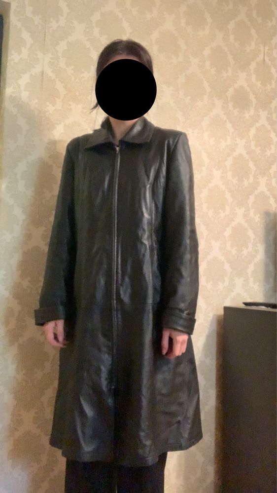 шкіряний тренч guka pelle leather