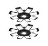 LAMPA GARAŻOWA LED 2000 Lumerów Światło Dzienne 200W