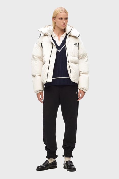 Жіноча біла/молочна куртка ikon Karl Lagerfeld A3W15020