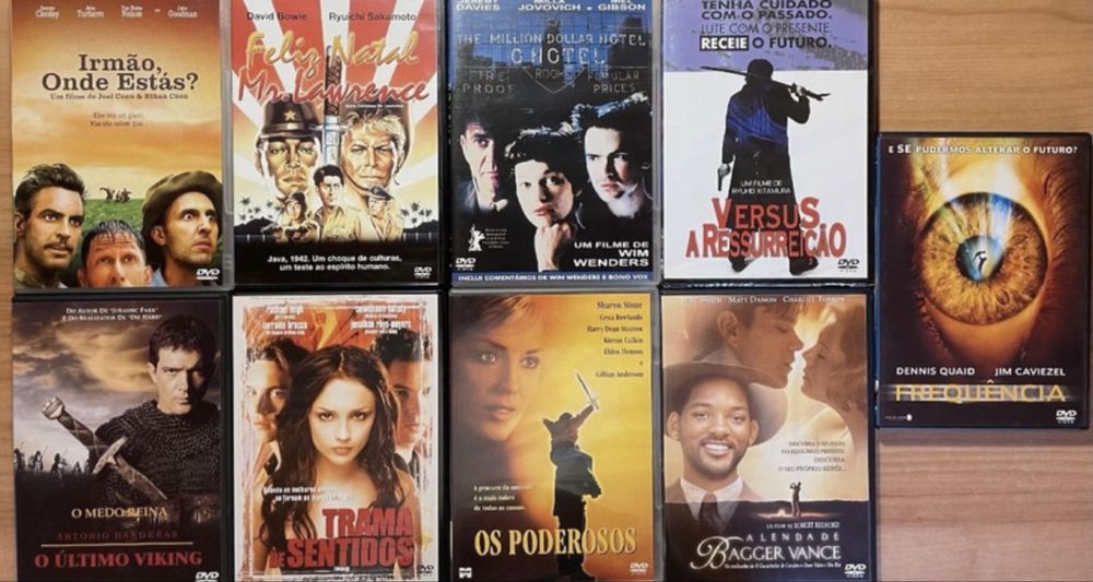 DVDs vários filmes - 5 lotes