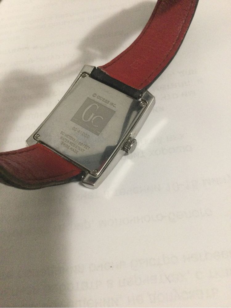 Чоловічий наручний годинник бренду Gc, SWISS made.
